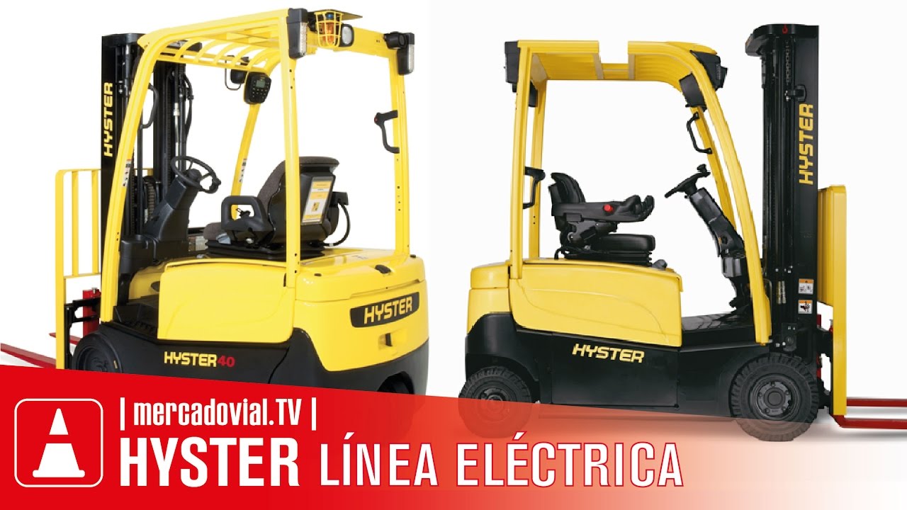 Autoelevadores HYSTER ELÉCTRICOS | Mercado Vial TV | Grúas Horquilla