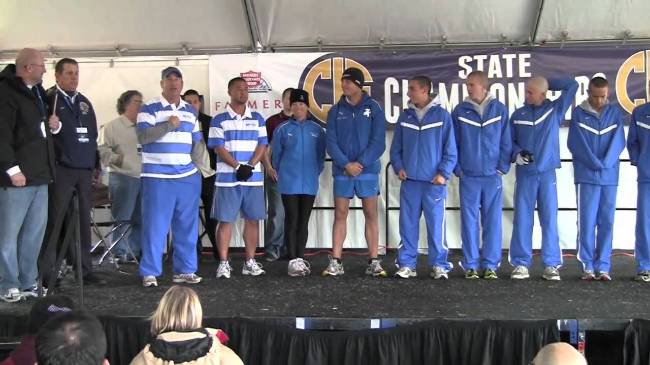 2010 CIF XC State Meet - Awards Ceremony Div 1 Boys