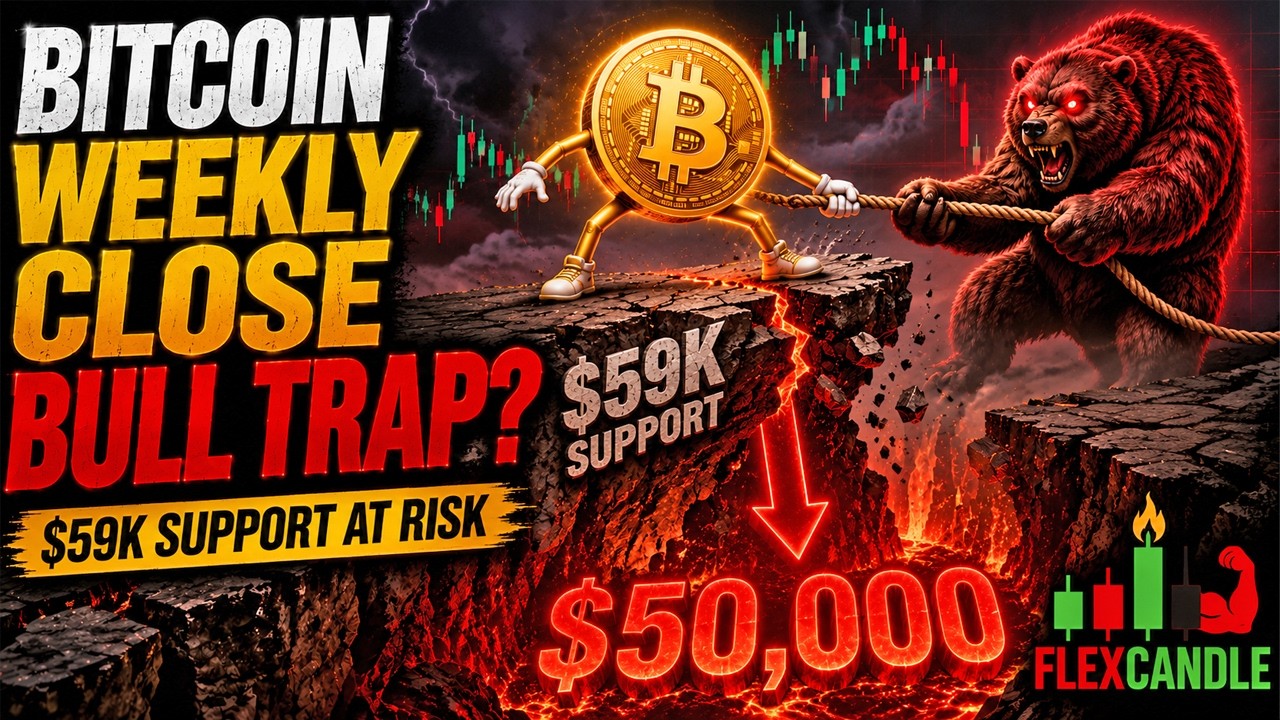 Bitcoin Price Prediction: Will BTC Crash To $50K? Weekly Close Decides Everything EP. 397 #Bitcoin