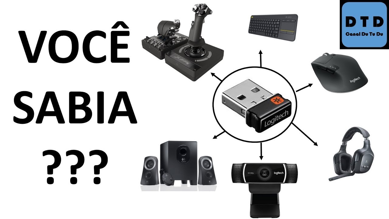 PAREAR EQUIPAMENTOS LOGITECH EM UM ÚNICO RECEPTOR !! UNIFYING TECHNOLOGY