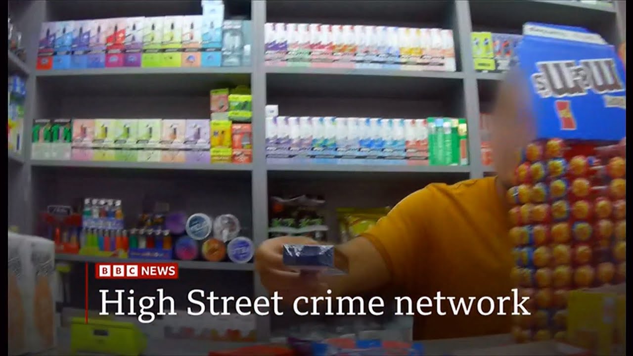 High Street crime network gangs running high street shops and flouting the law (UK)