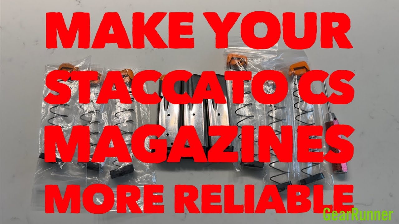 Make Your Staccato CS Magazines Mor Reliable For FREE