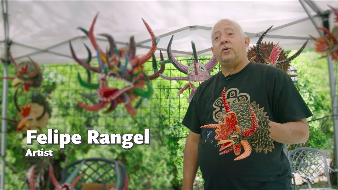 In the studio with Vejigante maker Felipe Rangel