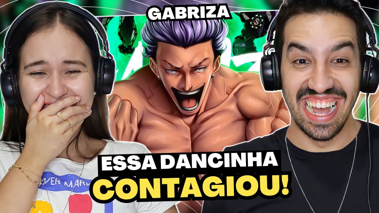 QUE CARA MALUCO!! Reagimos a Hakari Kinji (Phonk Mode) Jujutsu Kaisen - Feiticeiro Imortal | Gabriza