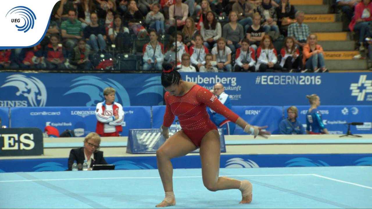 Elissa DOWNIE (GBR) – 2016 European Championships – Qualifications Floor