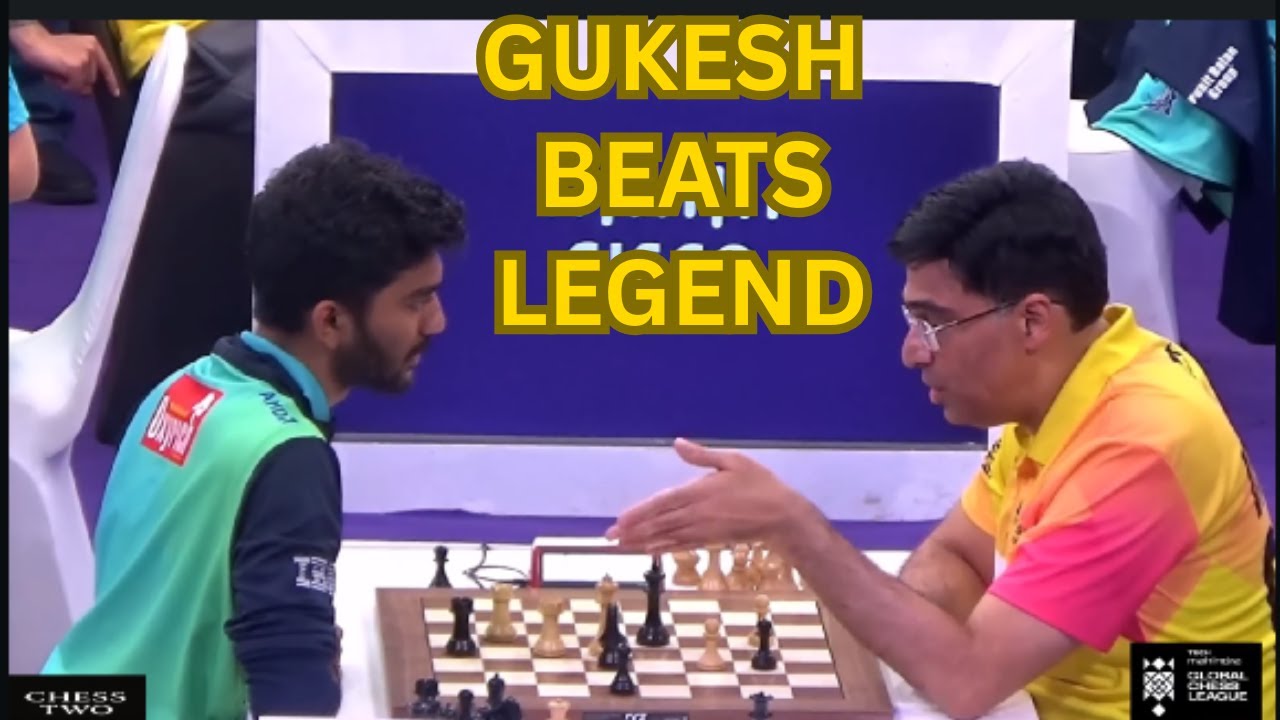 The Only Time Gukesh Beat His Mentor Vishy Anand | Mumbai | Global Chess League 2025