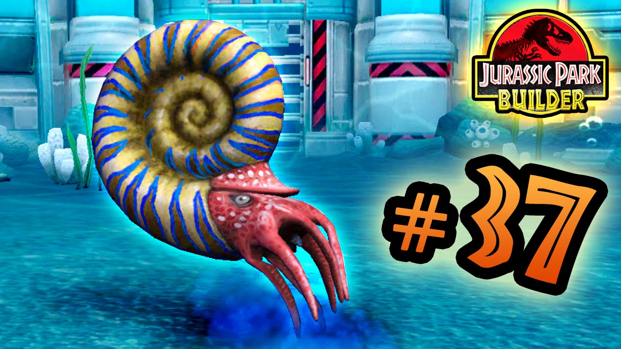 Jurassic Park Builder: MARINE Tournament: Part 36 Shine With Ammonite! HD