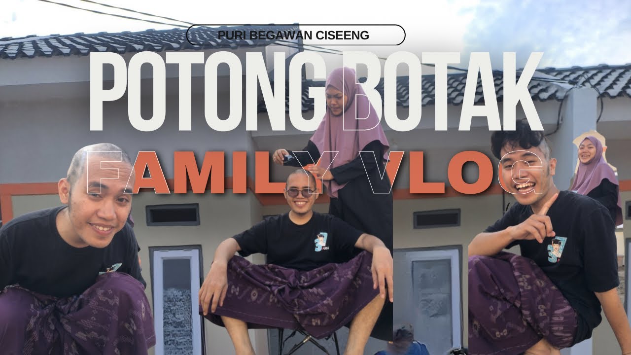 Vlog. 16 - Isteri Ngidam BOTAK, Begini Ekspresi nya!!! SAMPEK NANGIS