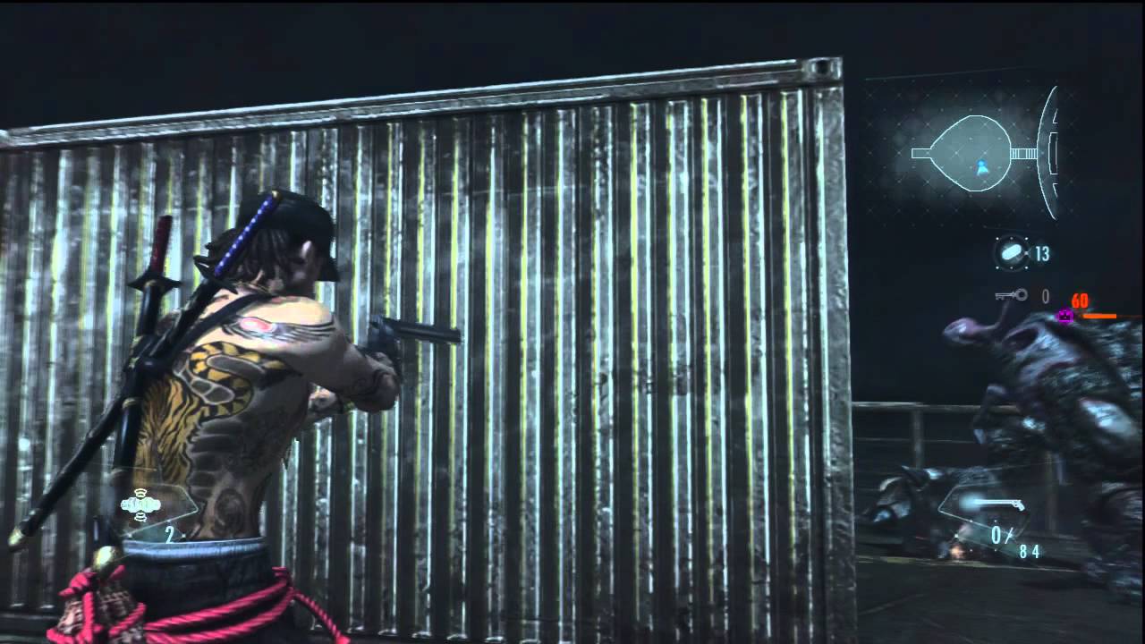 Resident Evil Revelations:SOLO [S RANK]Ghost Ship run+Super Abyss boss fight