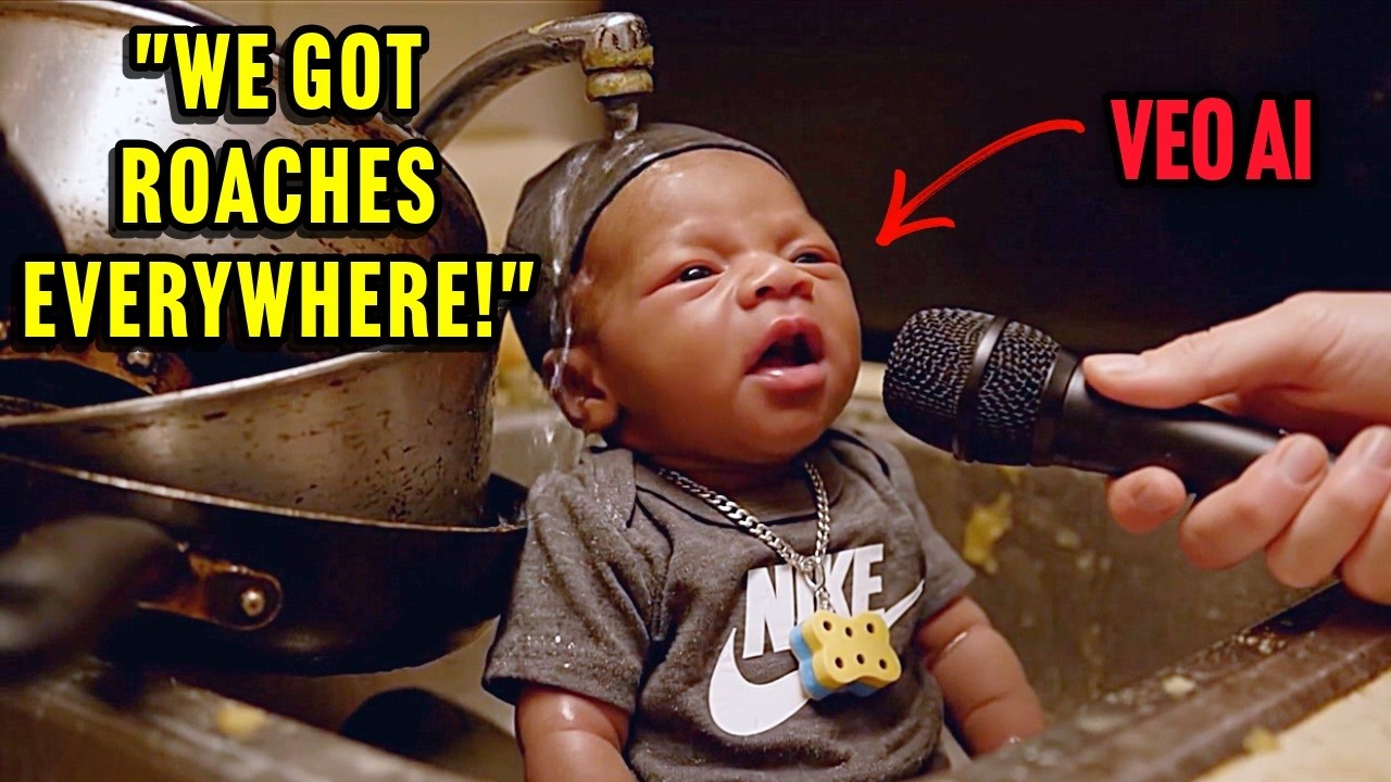 Ai Newborn Babies Roasting Their Family Mad in the Hood! (Veo 3 + Chat GPT 5)