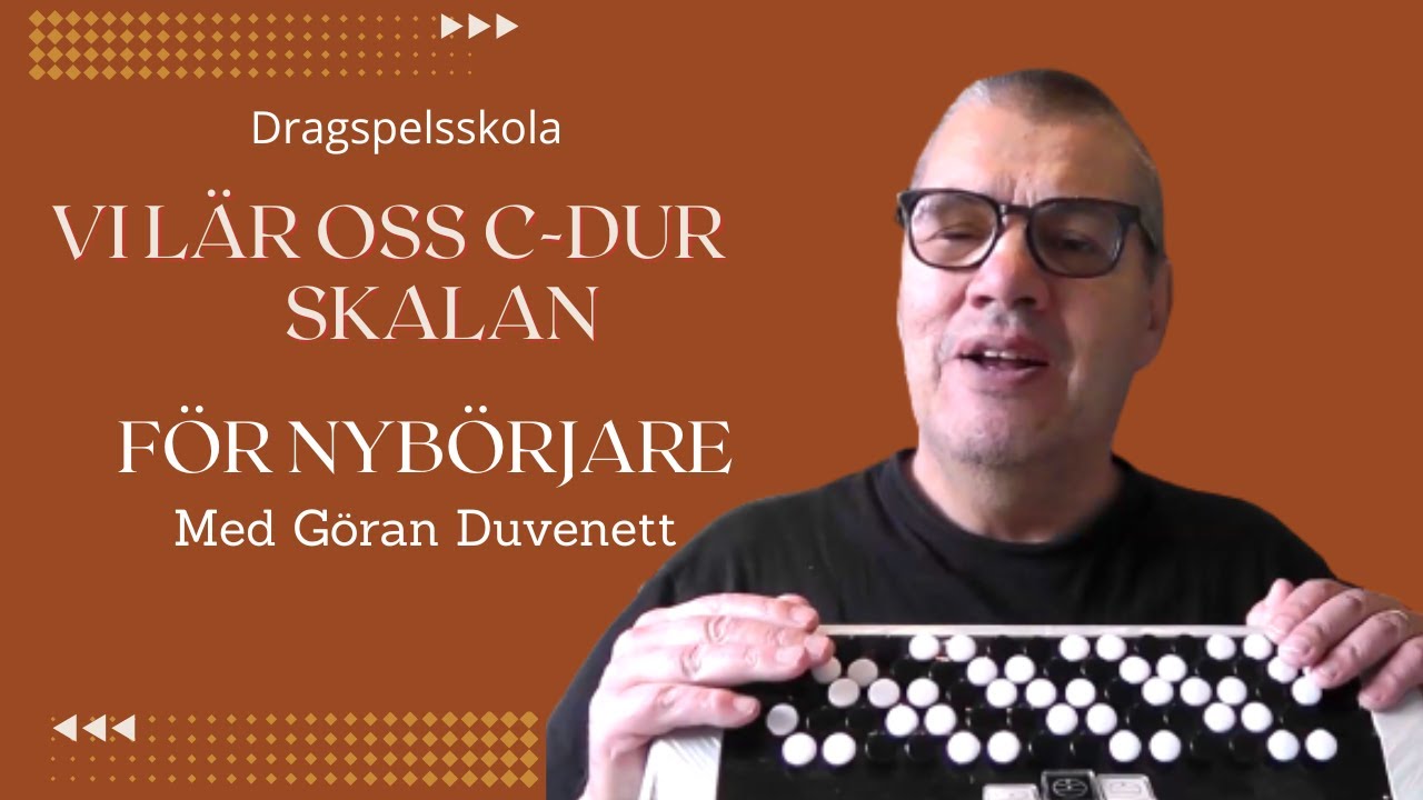 Dragspelsskolan &mdash; C:dur skalan