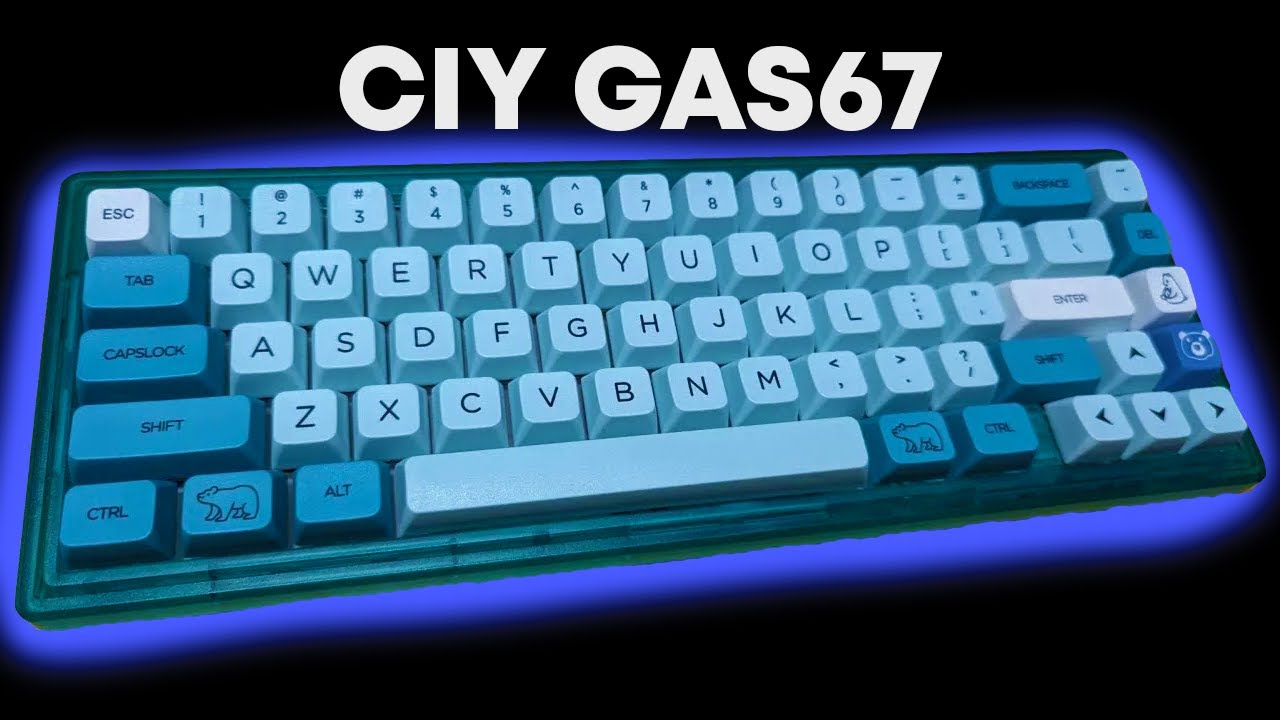 CIY GAS67 Custom Keyboard Build