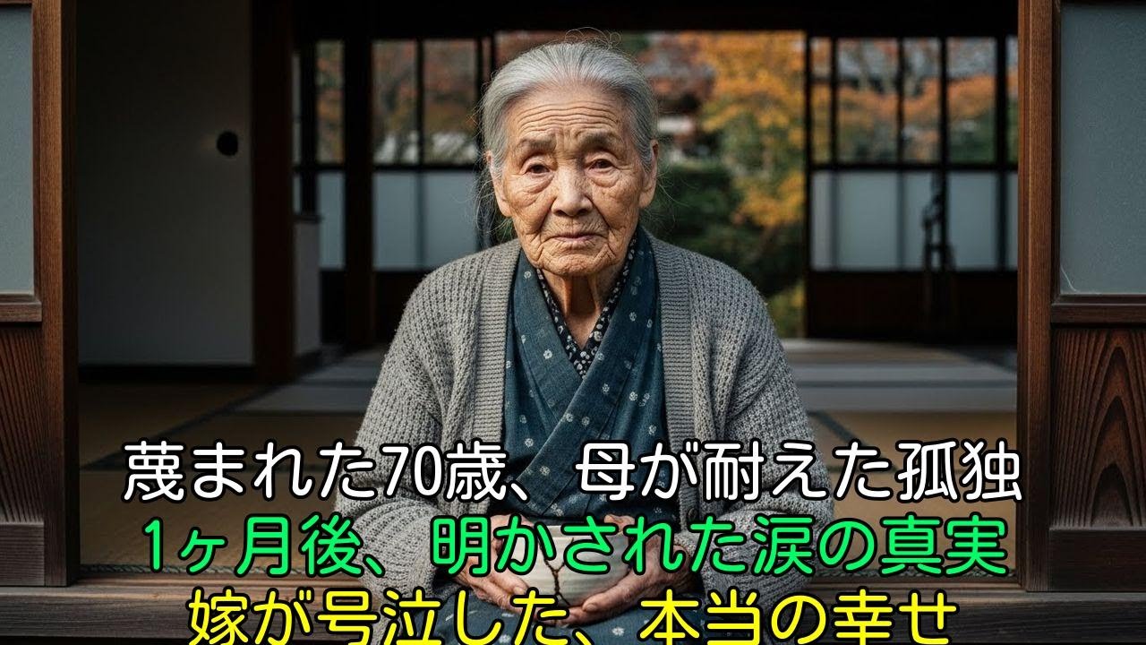 【涙腺崩壊】「汚れるから近寄るな」タワマン嫁に蔑まれた70歳の私。静かに微笑み身を引いた1ヶ月後、真実を知った嫁が号泣した”本当の幸せ”