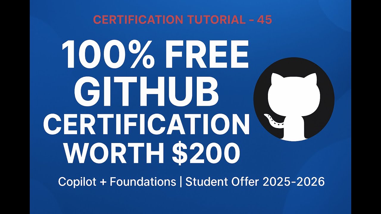 100% БЕСПЛАТНАЯ сертификация GitHub стоимостью 200 долларов США | Copilot + Foundations | Специал...