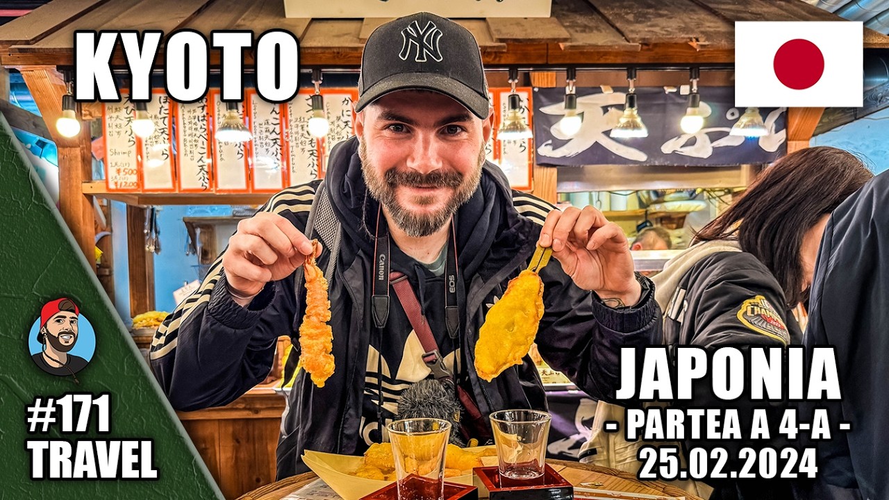 Kyoto - Primul sake, street food, mochi și bețe gravate | Travel#171