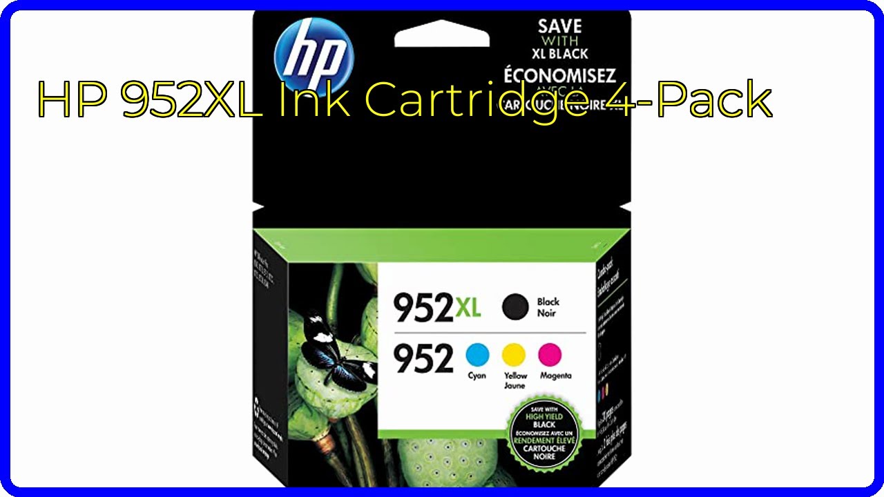 REVIEW (2026): HP 952XL Ink Cartridge 4-Pack. ESSENTIAL details.