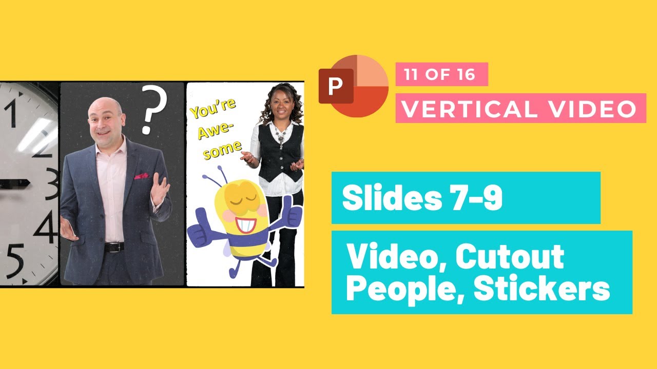 Add Stock images, Cutouts & Stickers to PowerPoint Slides (Vid 10)