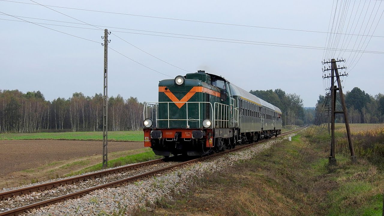 (Turkol) SU42-536 z pociągiem Roztocze rel. Zamość - Przemyśl Główny.