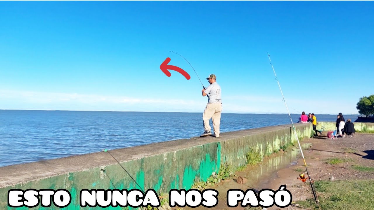 !! PUNTA LARA INCREÍBLE LUGAR DE PESCA GRATIS !! acá pescas dorados y bogas / UNA LOCURA LO QUE FUE
