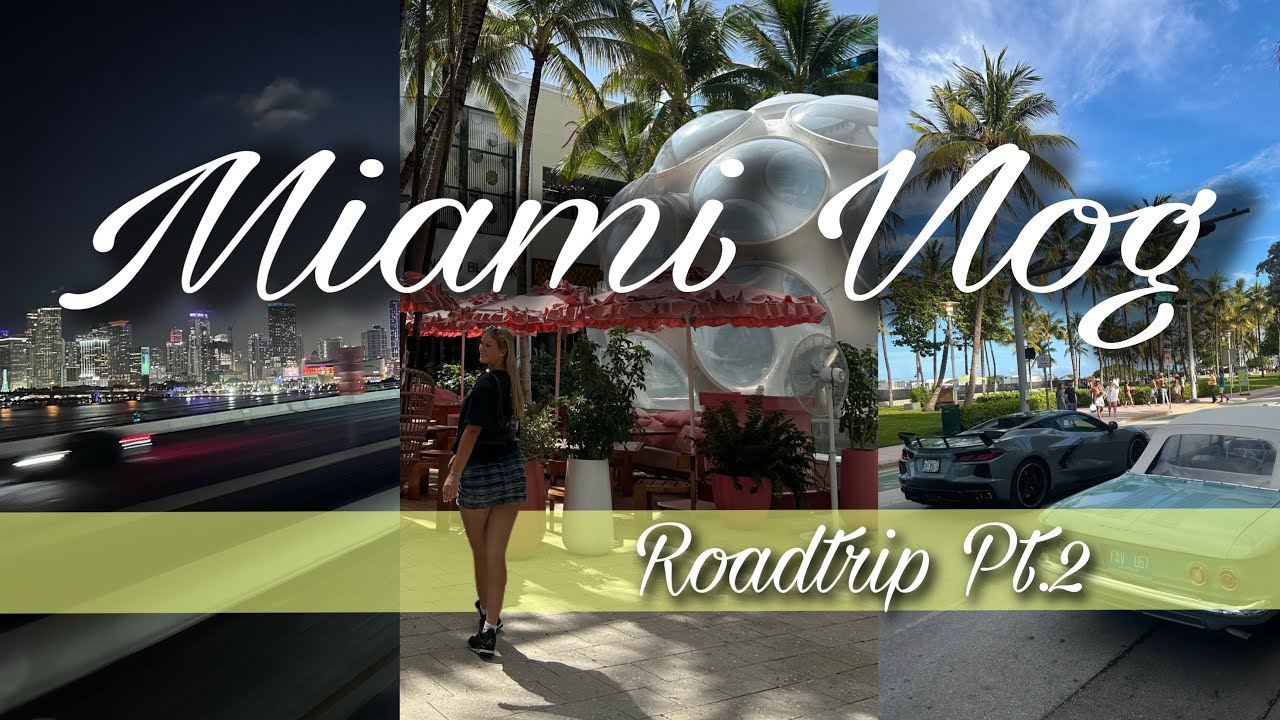 Miami Vlog Pt.1, Ocean Drive, Skyline, Design District | Auslandsjahr 24/25 🇺🇸