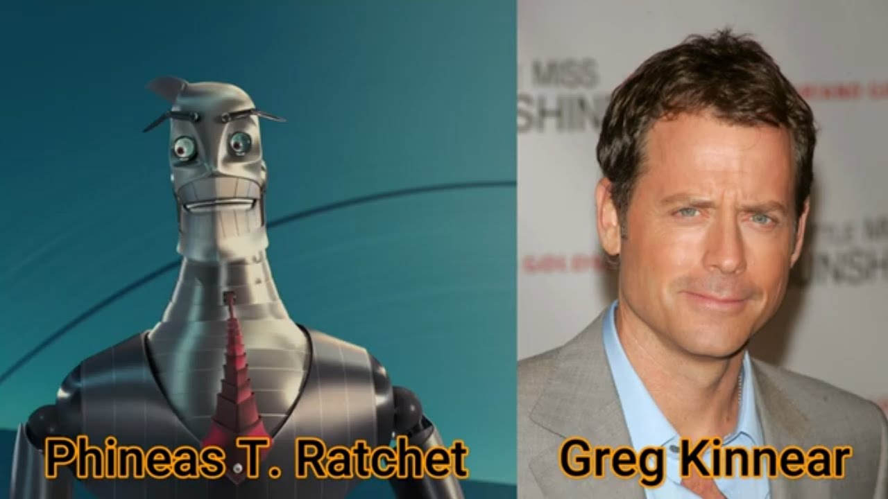 Character and Voice Actor - Robots - Phineas T. Ratchet - Greg Kinnear