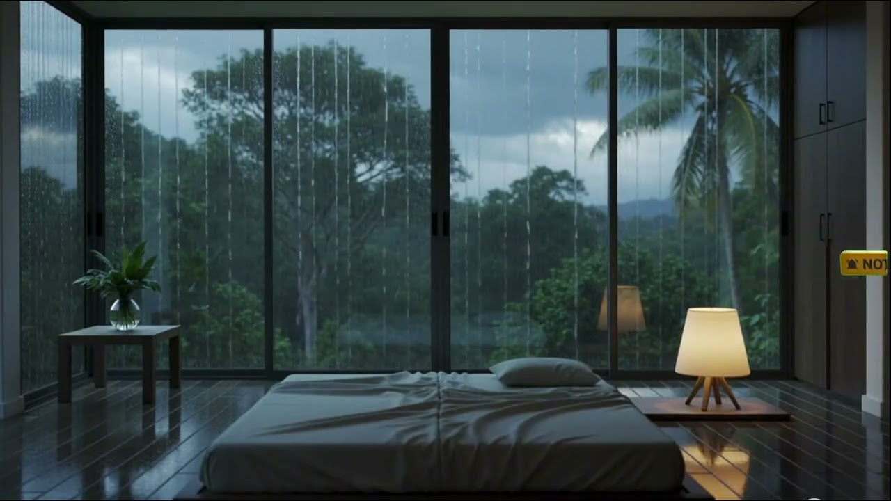 Autumn Rain & Sad Piano Melodies | Emotional Relaxation