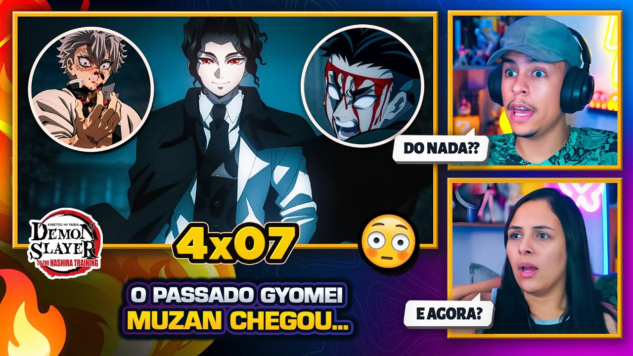 CHEGOU FAZENDO O MOONWALKER? | Demon Slayer 4x07 🇧🇷 | [Casal Jounin React] 🔥