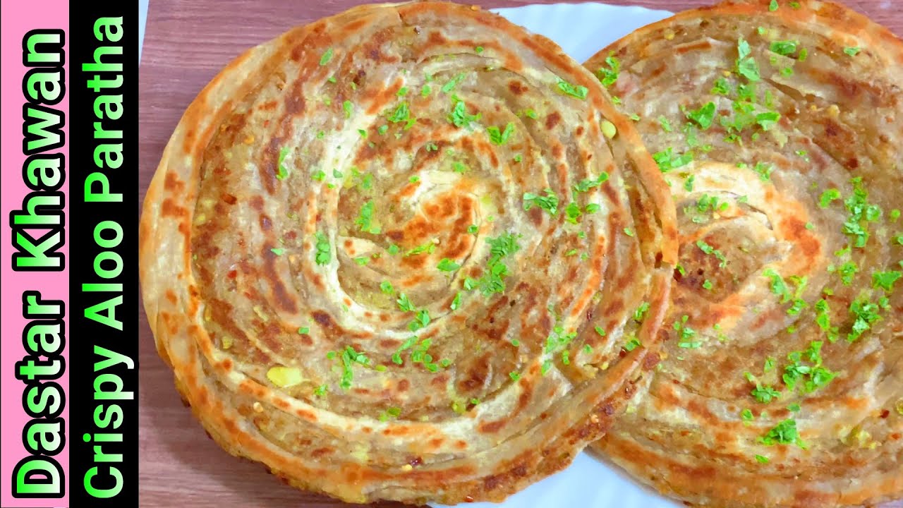 Crispy Aloo Paratha | Multi-Layered Aloo Paratha | Lacha Paratha | Stuffed Potato Paratha | Paratha