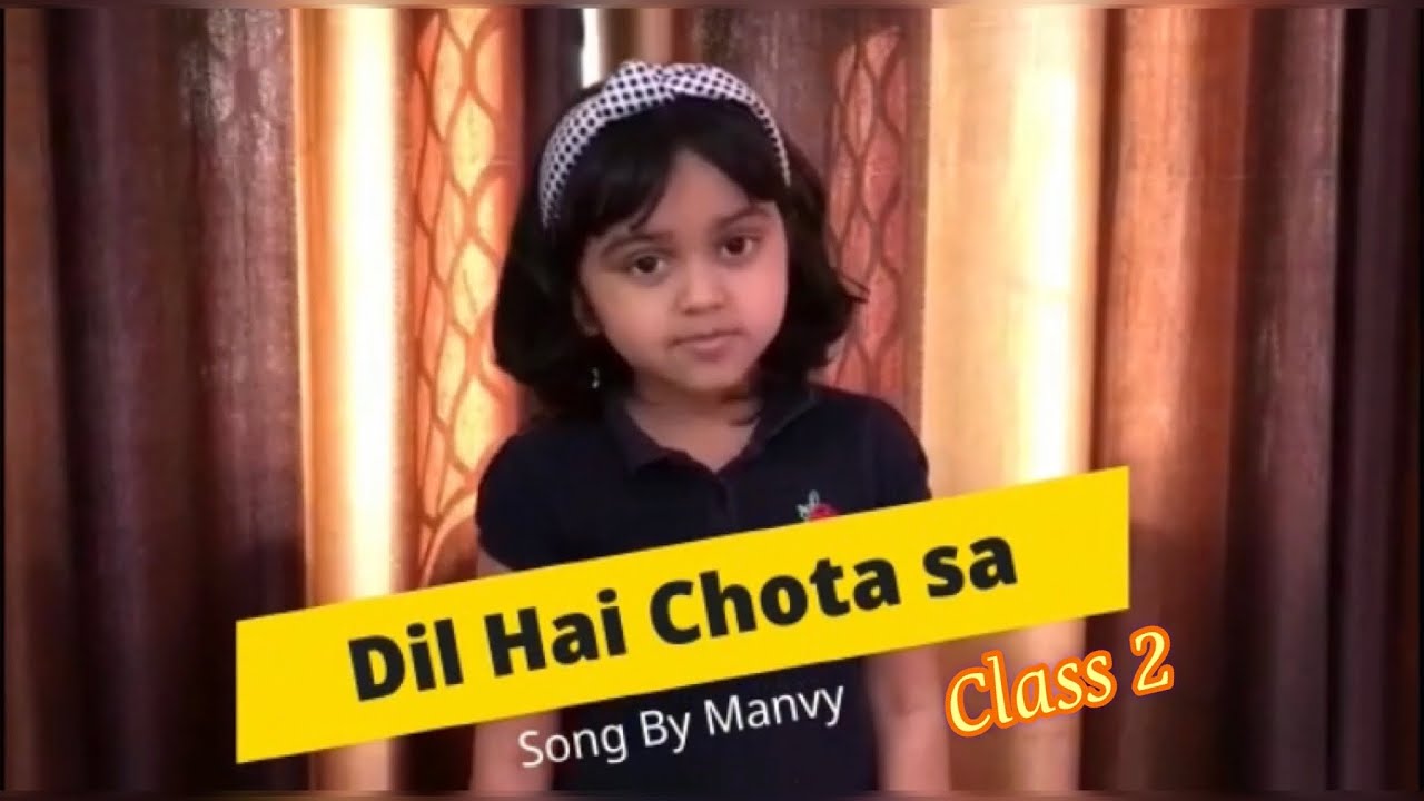 School singing competition/class 2/Dil hai chota shaa/for kids with lyrics / Bollywood song