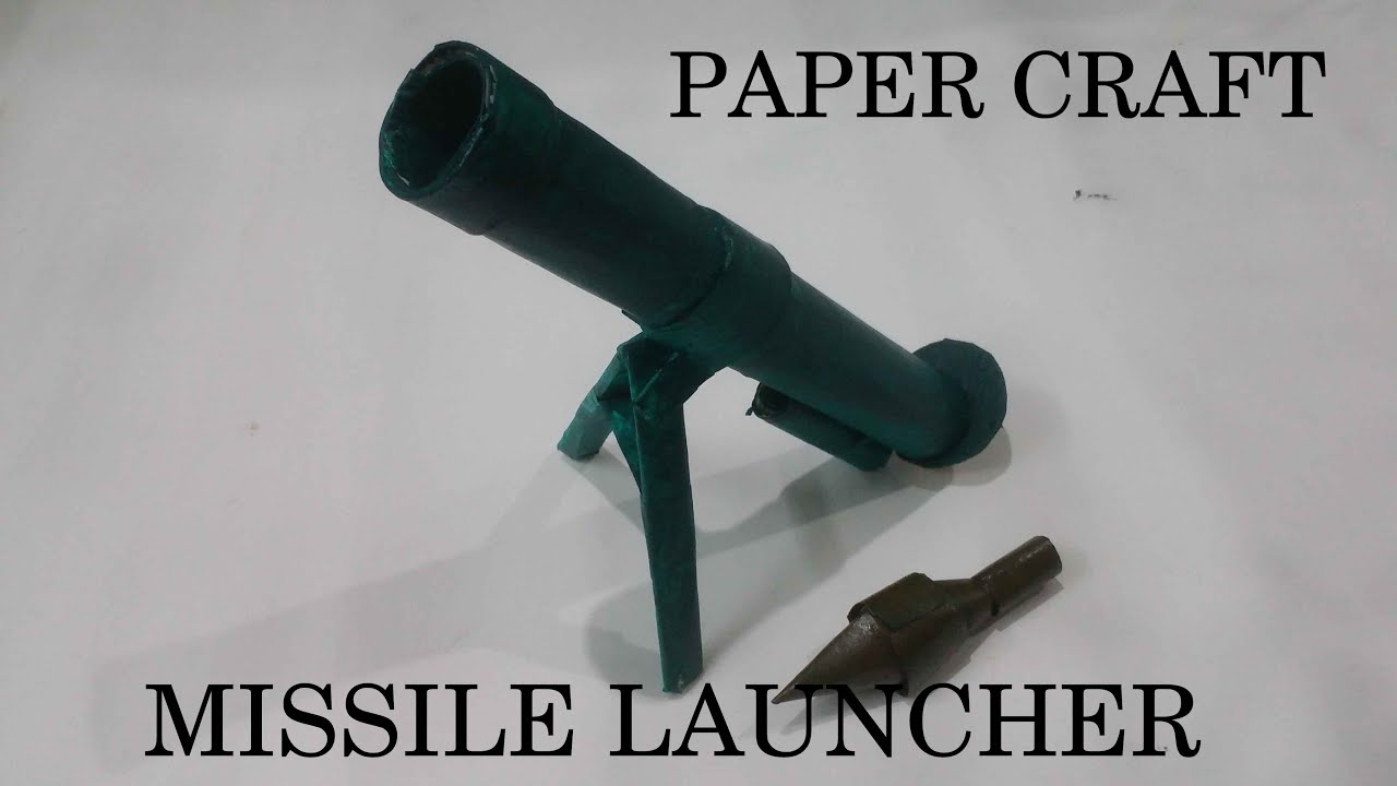 Missile Launcher | paper craft model ! EASY