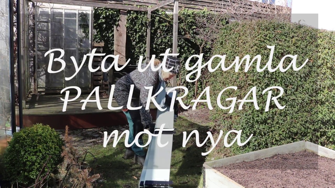 Byta ut gamla pallkragar mot nya