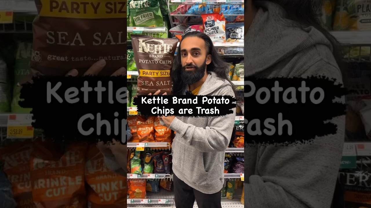 Kettle Brand Potato Chips are Trash #potatochips #groceryshopping #snacks