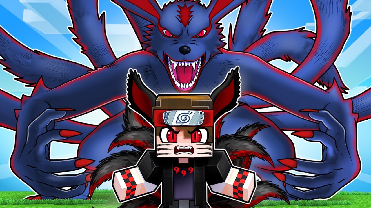 A KURAMA DARK no NARUTO Minecraft
