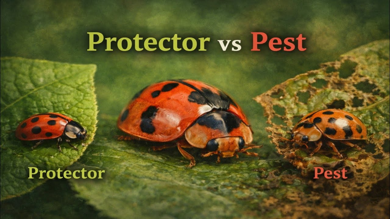This Ladybird Saves Crops… That One Destroys Them 🐞.