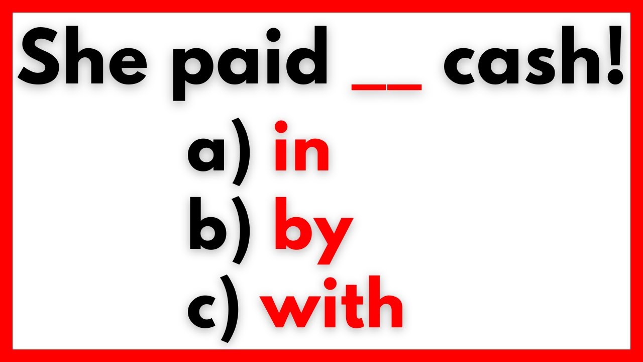 100 Advanced English Grammar Test Practice Questions With Answers |  