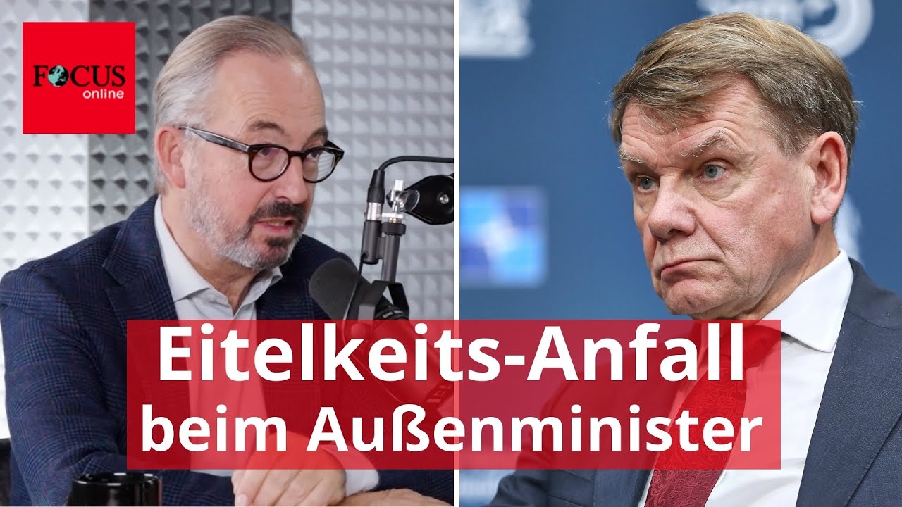 Eitelkeits-Anfall beim Au&szlig;enminister: 