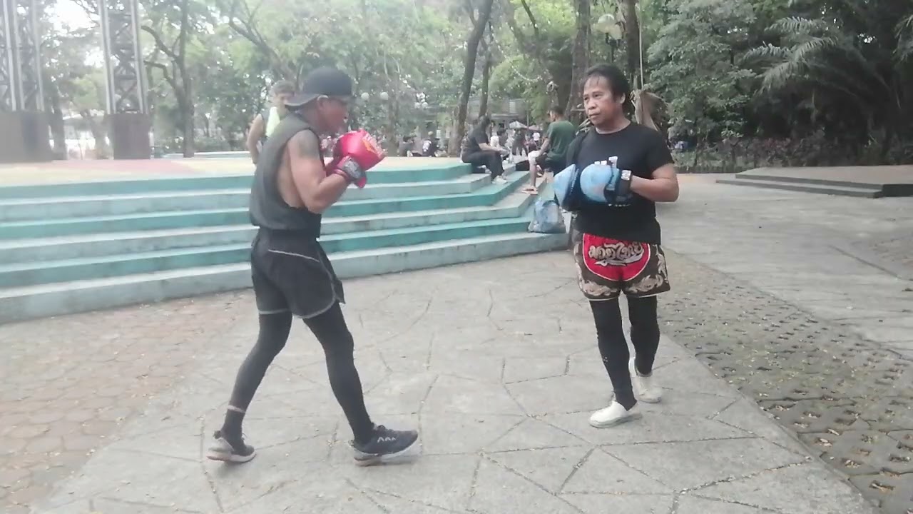 Boxing Training GM. Domingo Mateo S.Bayot W/Coach Matthew nag papawis lang Dito Circle Quezon City