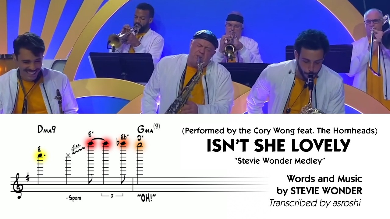 the saxophones are getting higher &mdash; Cory Wong and The Hornheads 