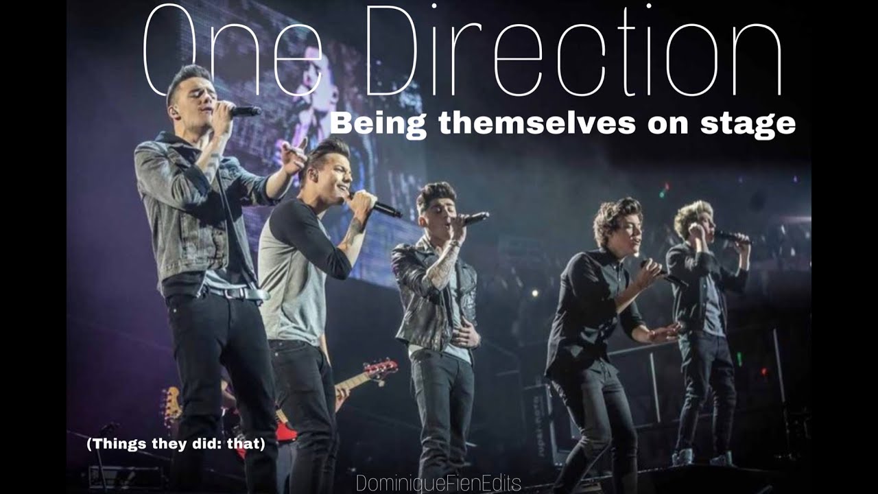 OneDirection being themselves on stage for 11 minutes straight