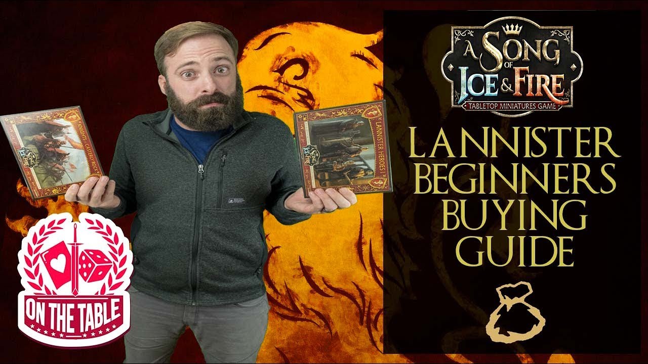 Buying your first House Lannister unit expansion in A Song of Ice and Fire the Miniatures Game