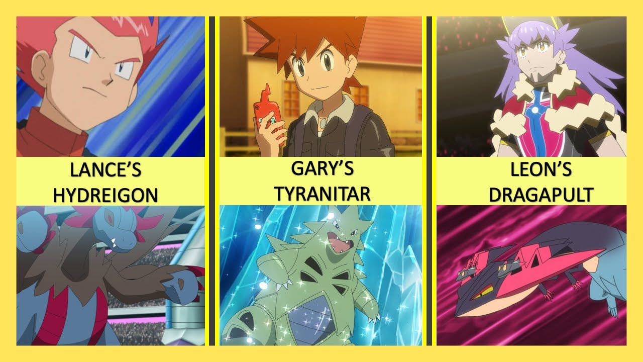 All Trainers with Pseudo Legendary  Pokemon