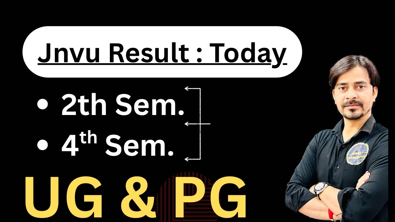 Jnvu Today Results Update:- UG & PG 2nd/4th sem. Out , Your Result is Waiting ...!!!