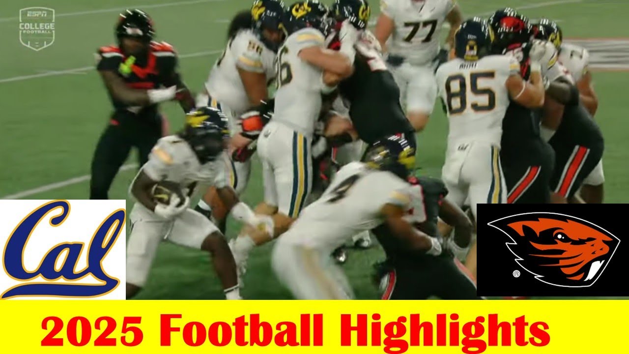 California vs Oregon State Football Game Highlights 8 30 2025