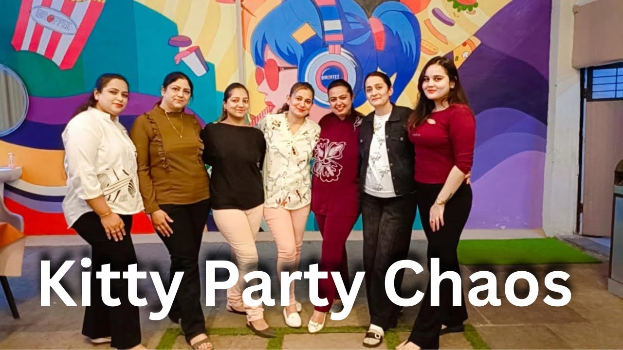 Kitty Party Vlog 🎉 | Fun Games, Cafe Masti & Spoiler Alert 😍 | Girls Day Out