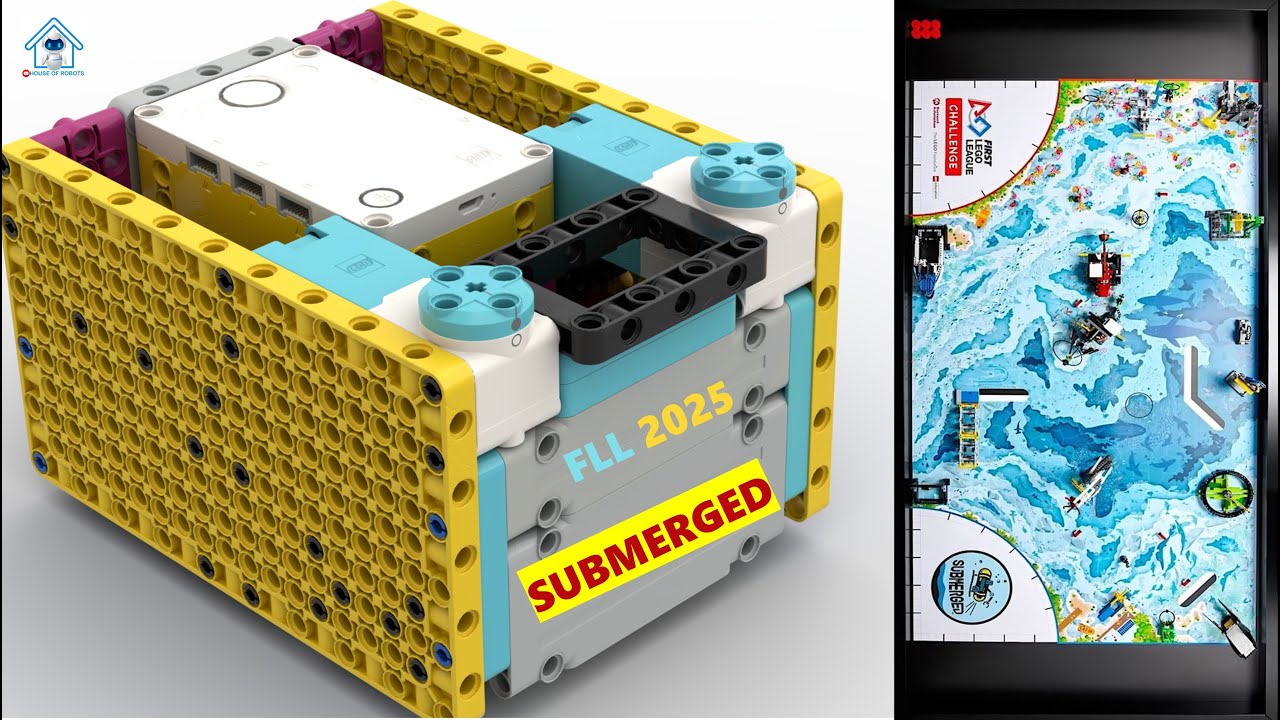 FLL 2025 Submerged Spike Prime Lego Robot Design Building Instructions #house_of_robots #lego #FLL