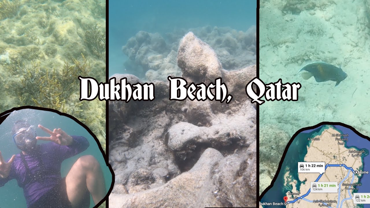 Snorkeling in Dukhan Beach, Qatar 2k19