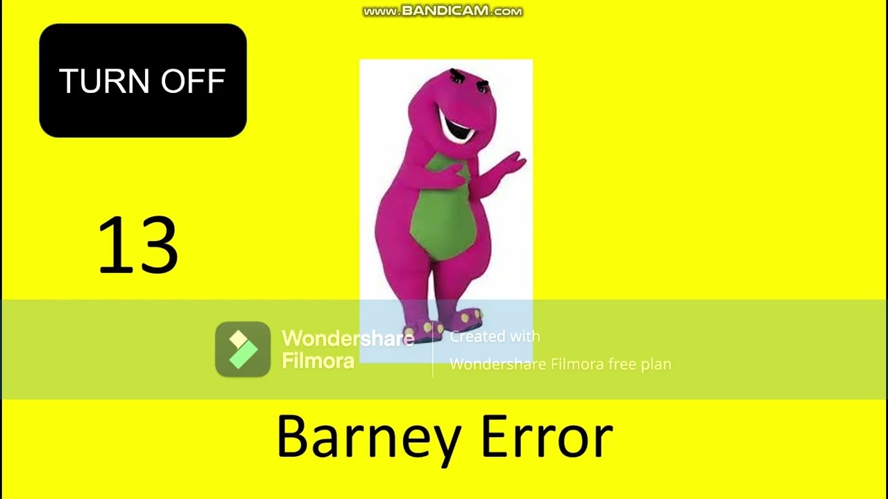 barney error good ending