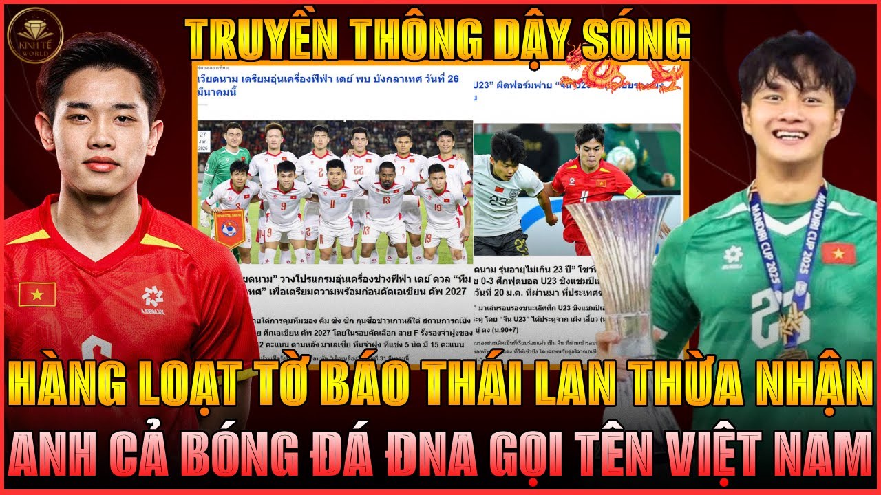 NÓNG:ANH CẢ BÓNG ĐÁ ĐNA GỌI TÊN VN, HÀNG LOẠT TỜ BÁO TL THỪA NHẬN HỌ ĐÃ ĐI TRƯỚC CHÚNG TA CẢ THẬP KỶ