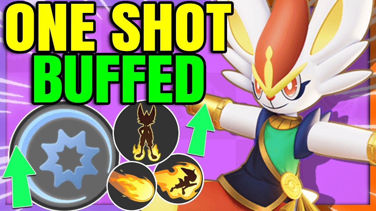 This ONE SHOT CINDERACE Combo got a Massive BUFF | Pokemon Unite