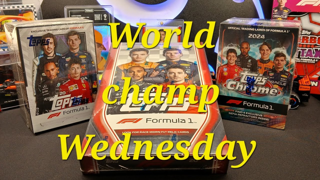 Празднование «Среды чемпионов мира», TOPPS F1 CHROME, флагманская модель 🔸️Ландо Норрис